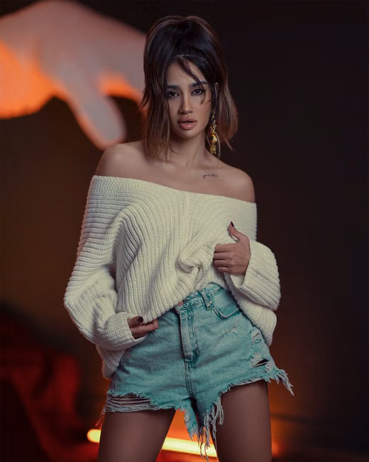 Saia Jeans Longa